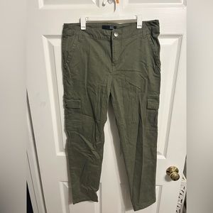 Army Green Cargo style skinny jeans